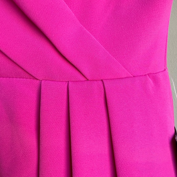 NWT Eliza J | Pink Off The Shoulder Midi Dress Size 8 - Picture 7 of 10